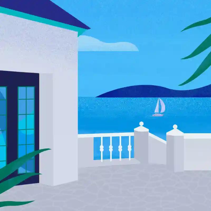 Deniz Manzaralı Evler