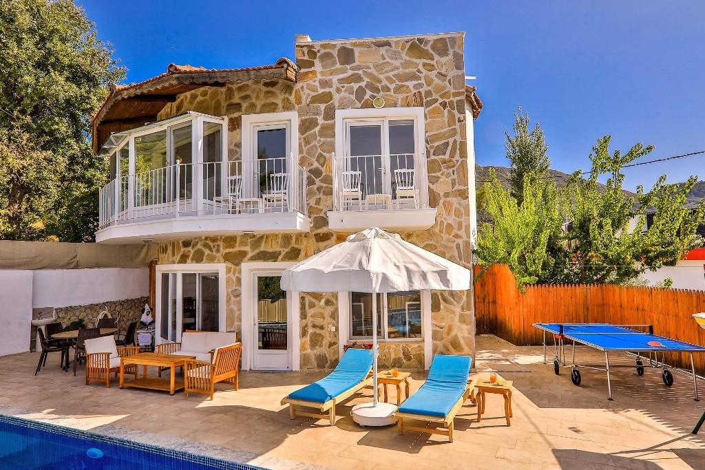 Kaş İslamlar'da Huzur Dolu Doğada, Özel Havuzlu, Jakuzili Villa-12082