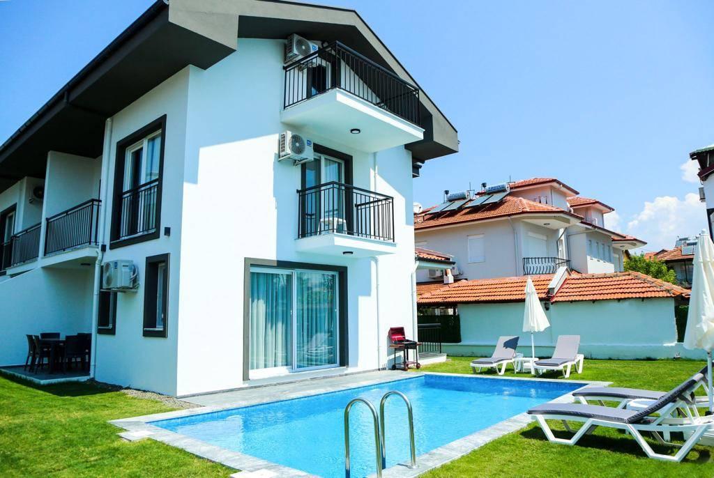 Ortaca Dalyan'da Bahçeli, Özel Havuzlu, Jakuzili, Yazlık Kiralık Villa-29392
