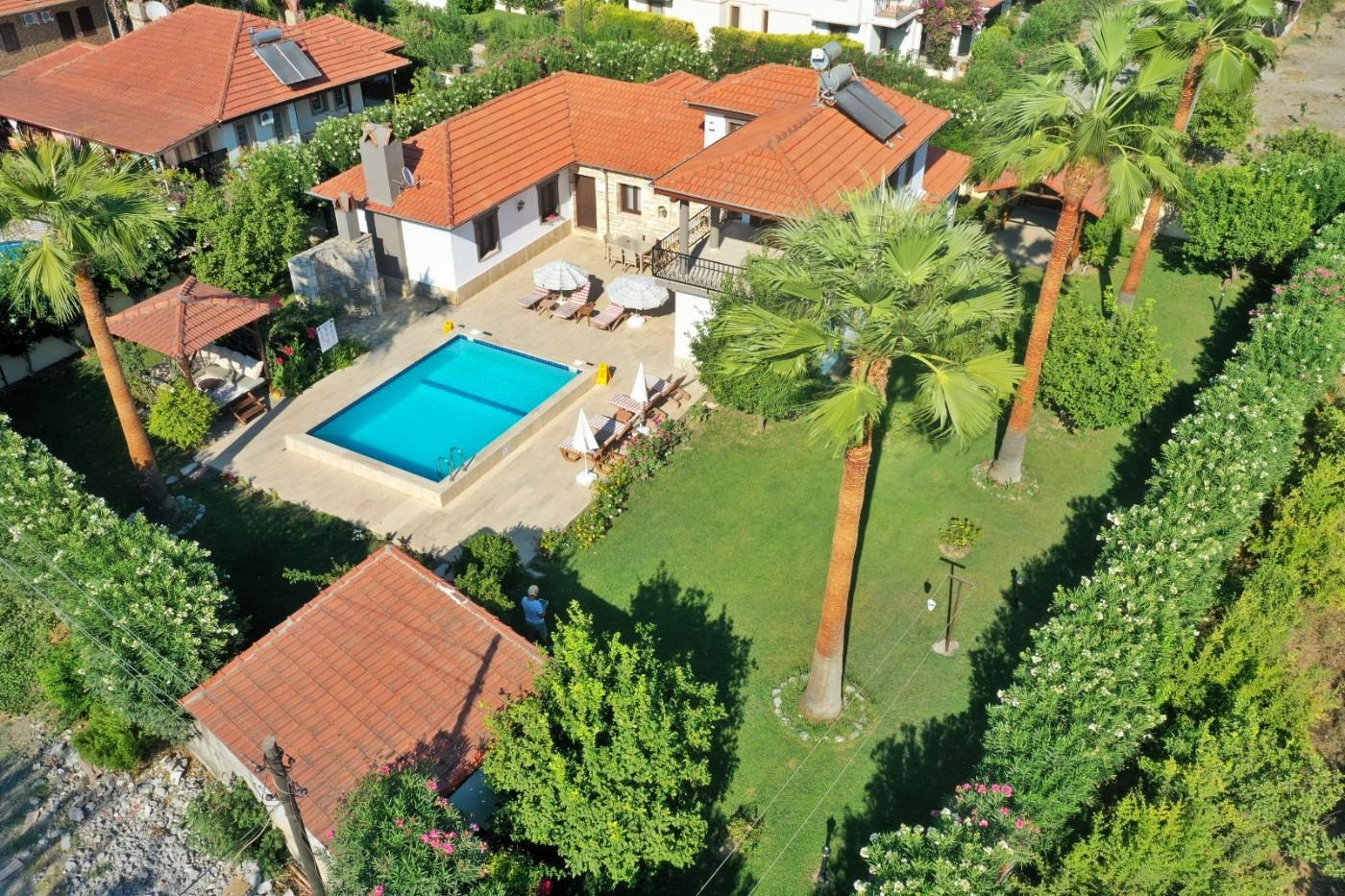 Dalyan'da Doğa İçerisinde, Özel Havuzlu, Korunaklı, Kiralık Villa-17628
