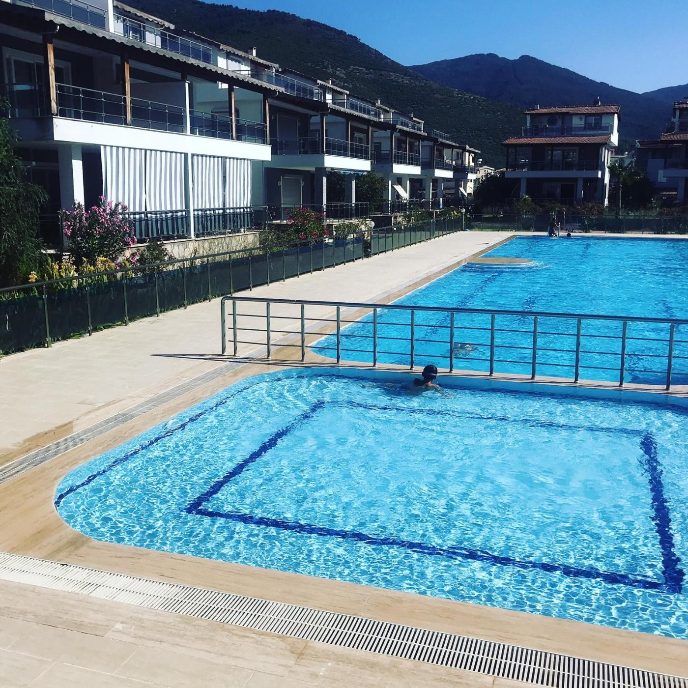 Kuşadası Güzelçamlı'da Olimpik Havuzlu, 8 kişilik, Tripleks Villa-16580