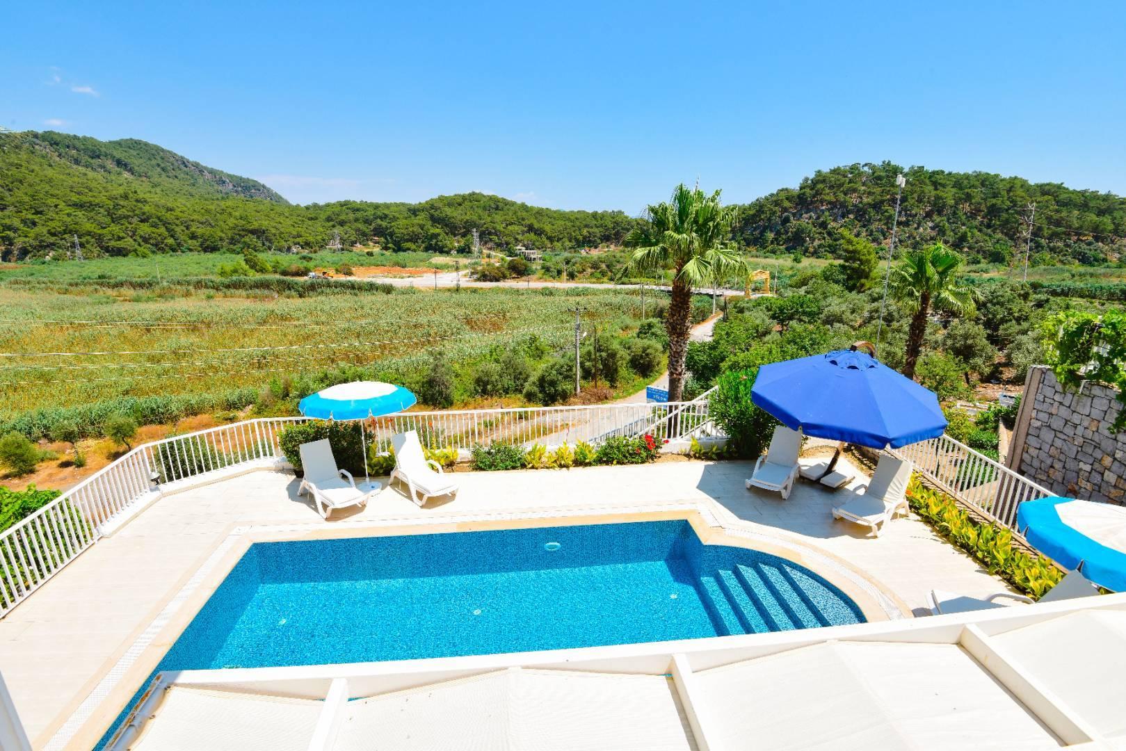 Ortaca Sarıgerme'de Denize Yakın, Özel Havuzlu, Konforlu Villa-38764