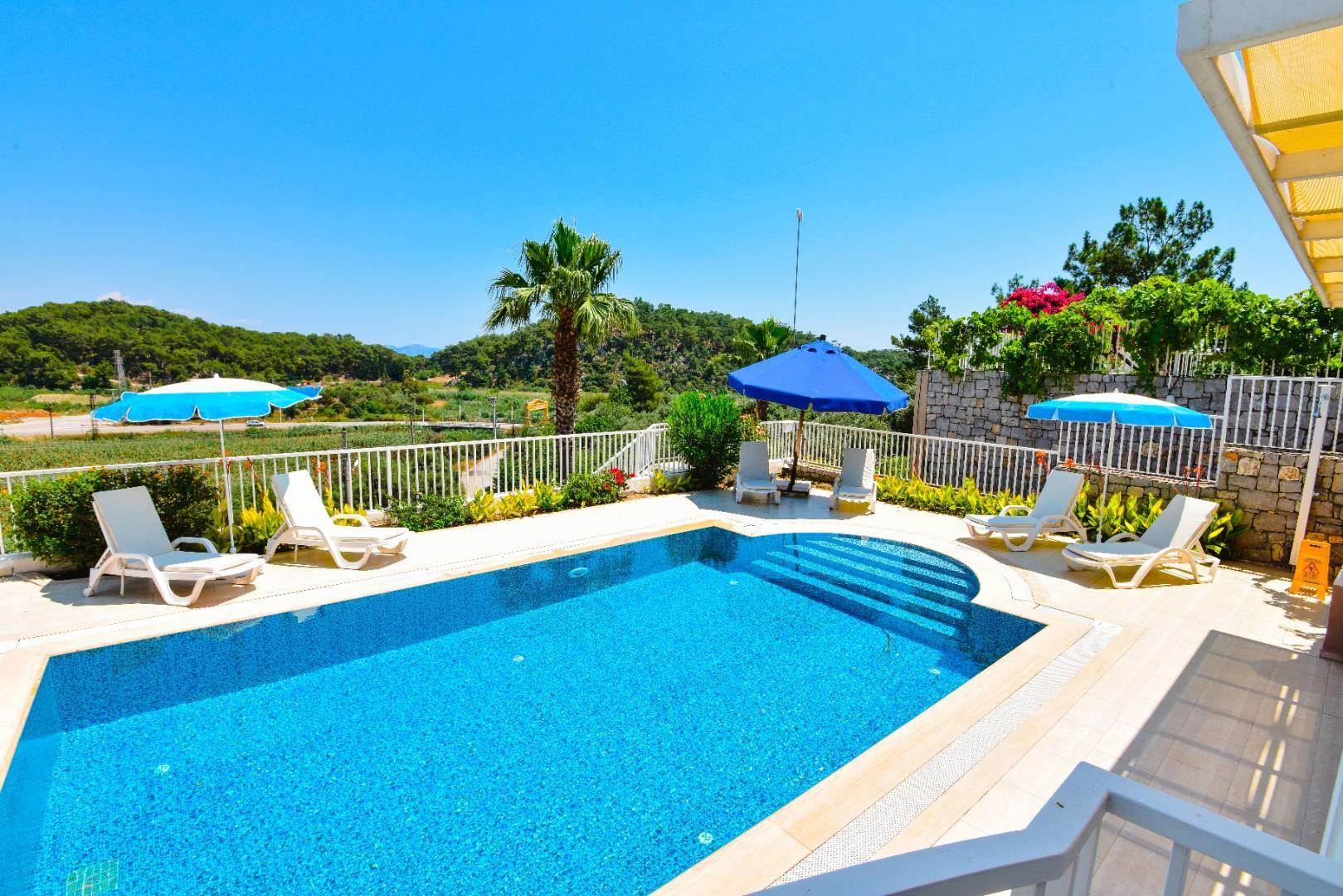 Ortaca Sarıgerme'de Denize Yakın, Özel Havuzlu, Konforlu Villa-38764