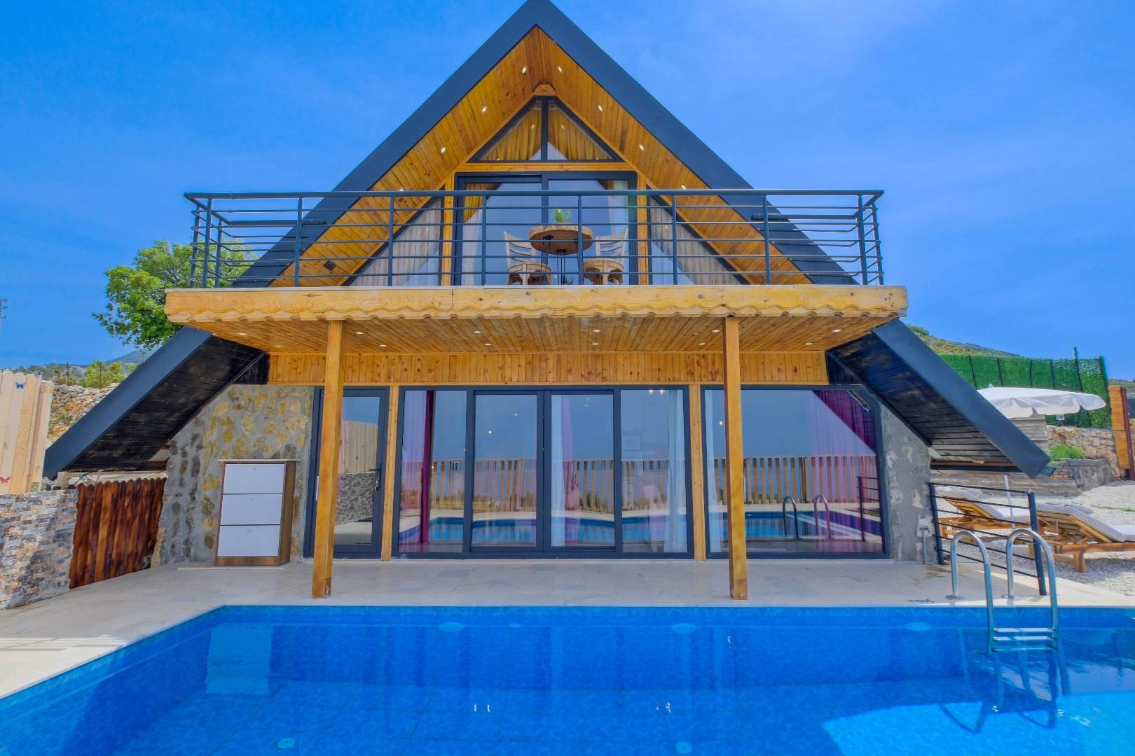 Muğla Seydikemer'de Gözlerden Uzakta, Özel Havuzlu, Konforlu Bungalov-34474