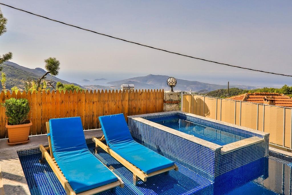 Kaş İslamlar'da Huzur Dolu Doğada, Özel Havuzlu, Jakuzili Villa-12082
