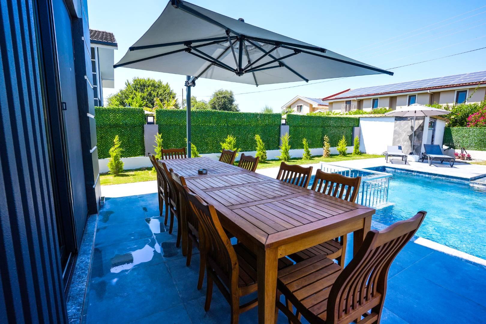 Ortaca Dalyan'da Elverişli Konumda, Modern Tasarıma Sahip, Lüks Villa-33583