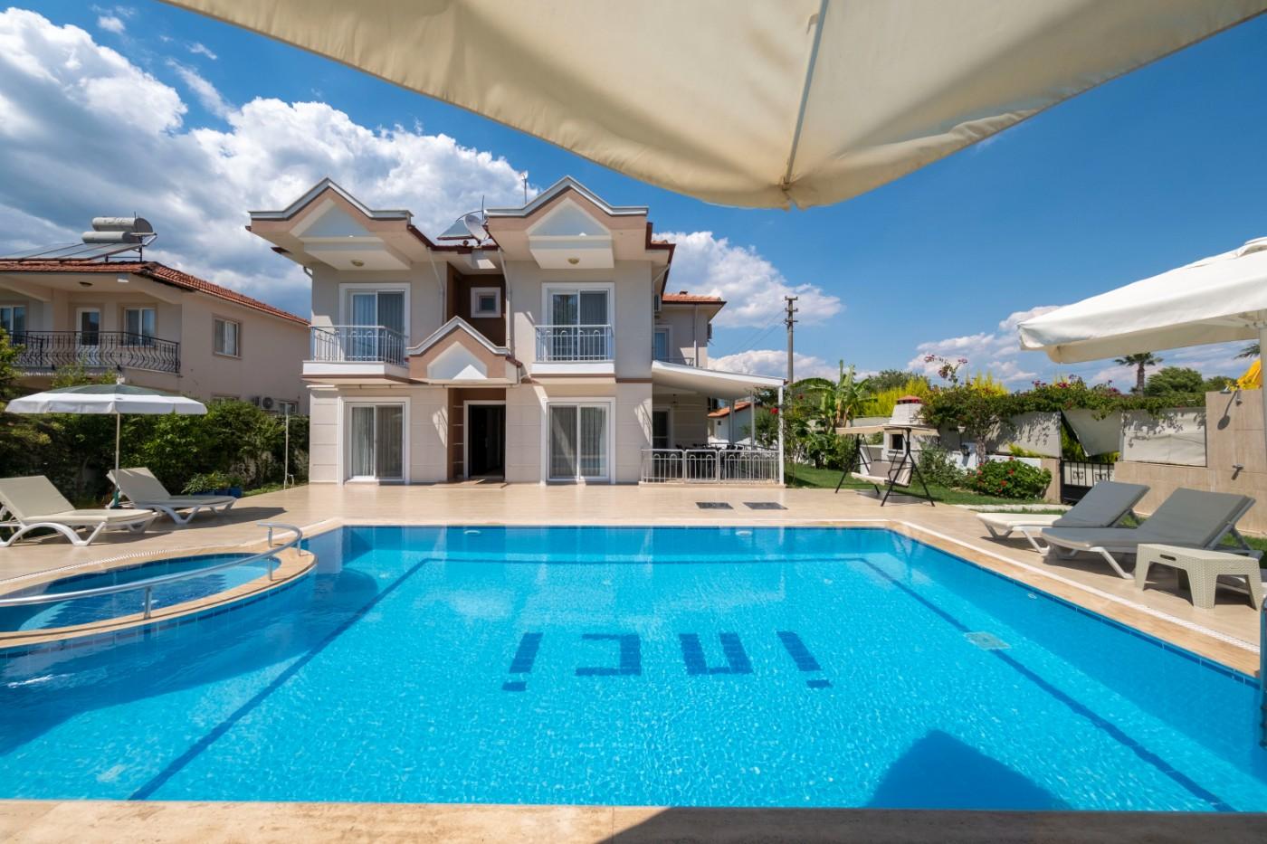 Dalyan'da İztuzu Plajına Yakın, Özel Havuzlu, 8 Kişilik Villa-14683