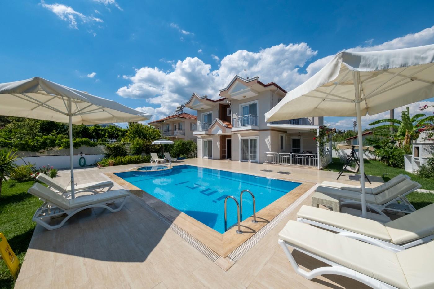 Dalyan'da İztuzu Plajına Yakın, Özel Havuzlu, 8 Kişilik Villa-14683