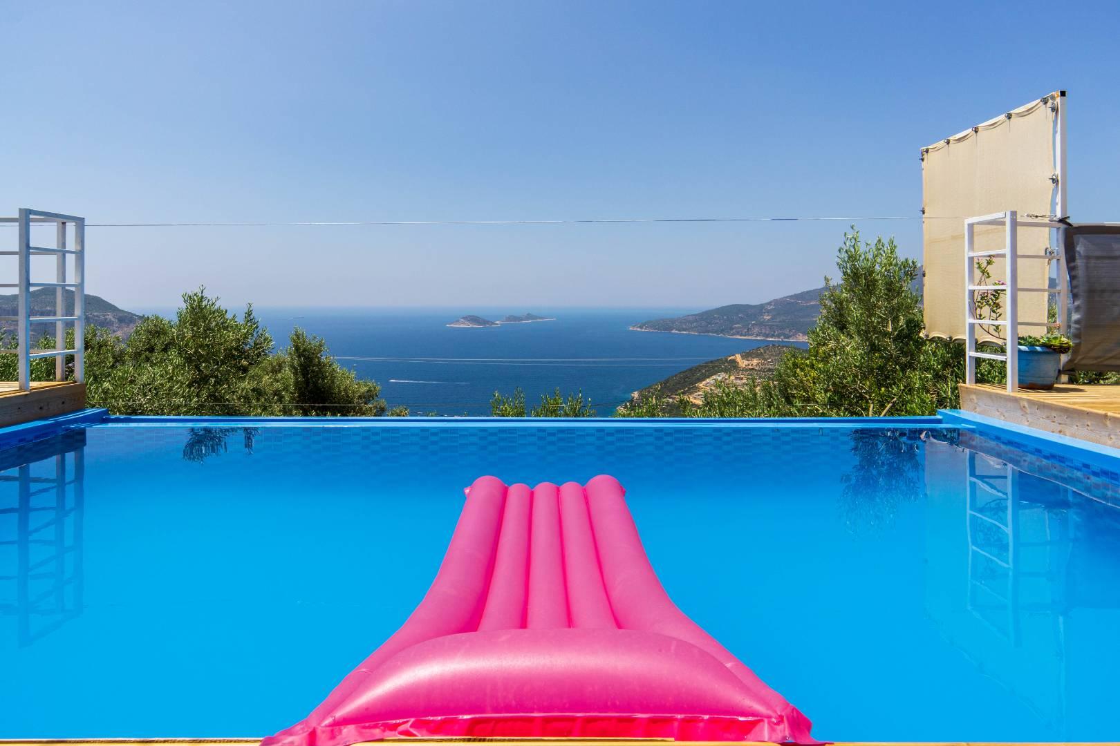 Kalkan Kördere'de Deniz Manzaralı, Özel Havuzlu, Balayı Villası-33962