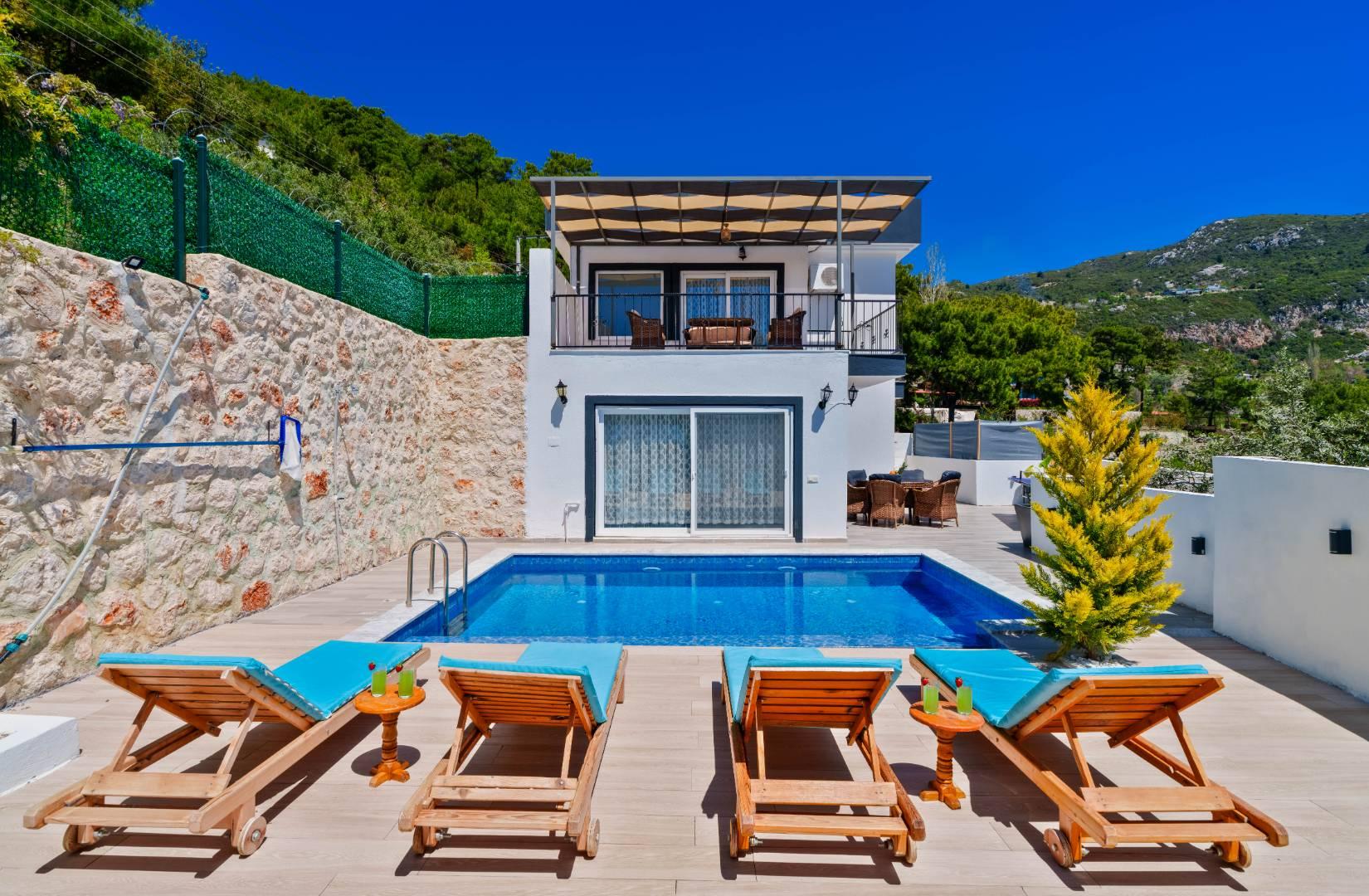 Kaş İslamlar'da Doğanın Kucağında, Özel Havuzlu, 2+1 Villa-42015