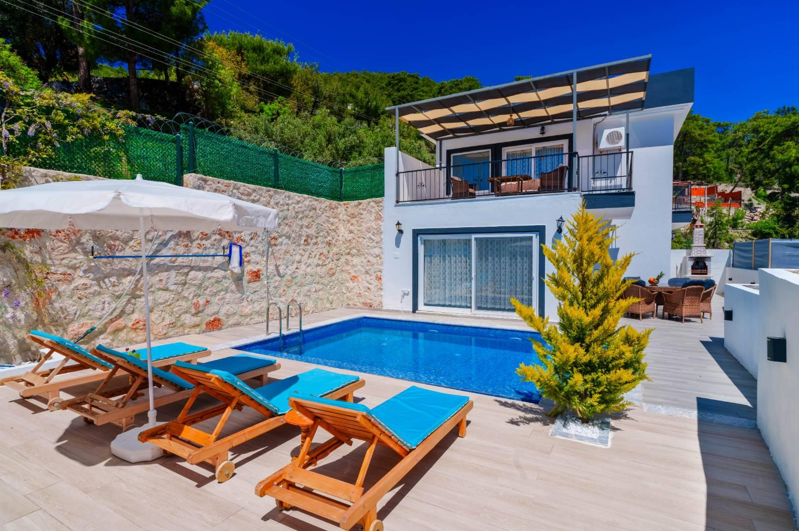 Kaş İslamlar'da Doğanın Kucağında, Özel Havuzlu, 2+1 Villa-42015