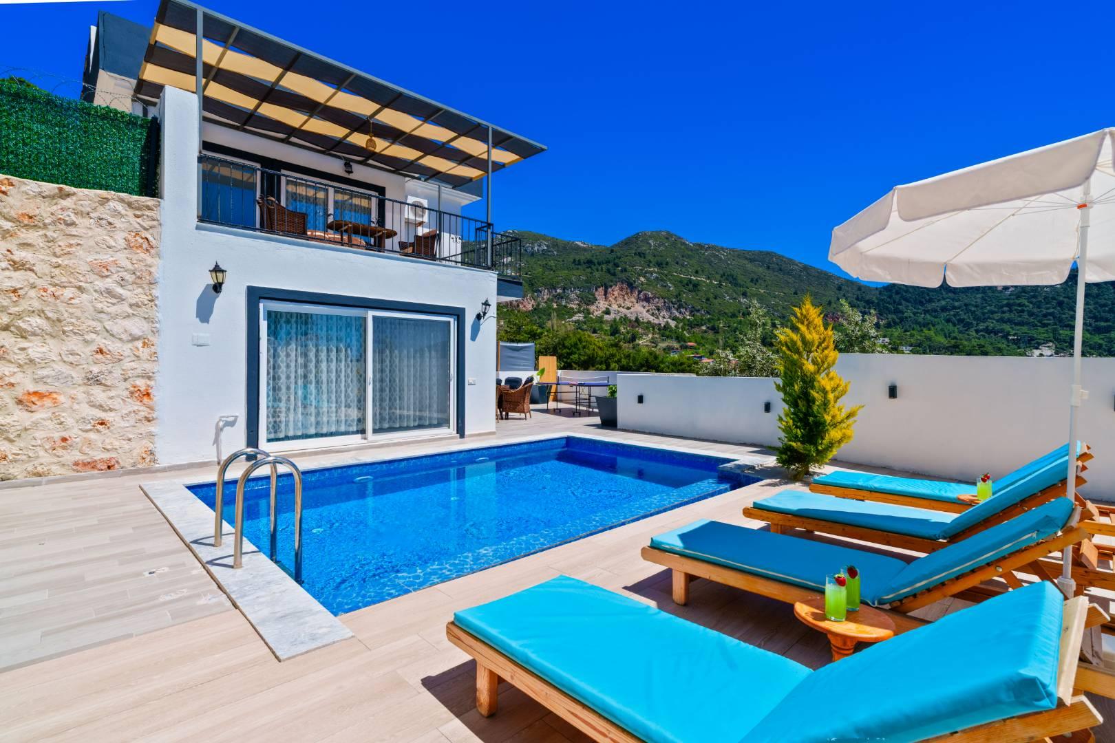 Kaş İslamlar'da Doğanın Kucağında, Özel Havuzlu, 2+1 Villa-42015