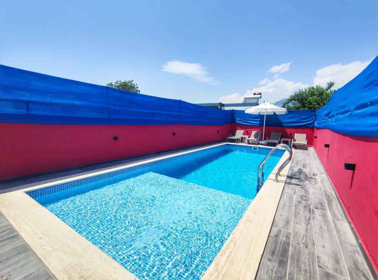 Kaş Üzümlü'de Minimalist Tasarımlı, Özel Havuzlu, Kiralık Villa-42182