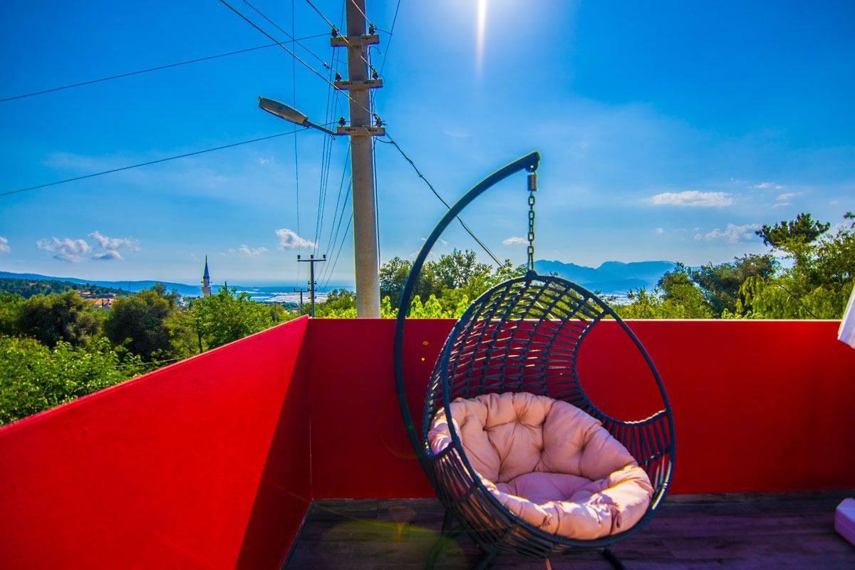 Kaş Üzümlü'de Minimalist Tasarımlı, Özel Havuzlu, Kiralık Villa-42182