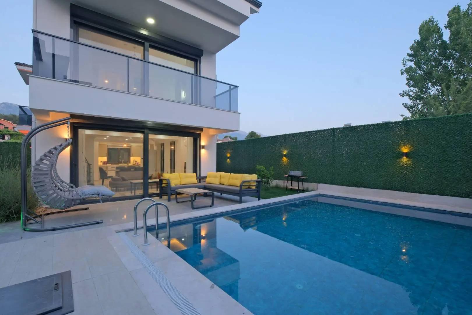 Muğla Seydikemer'de Doğa İçerisinde, Özel Havuzlu, 6 Kişilik Villa-43283