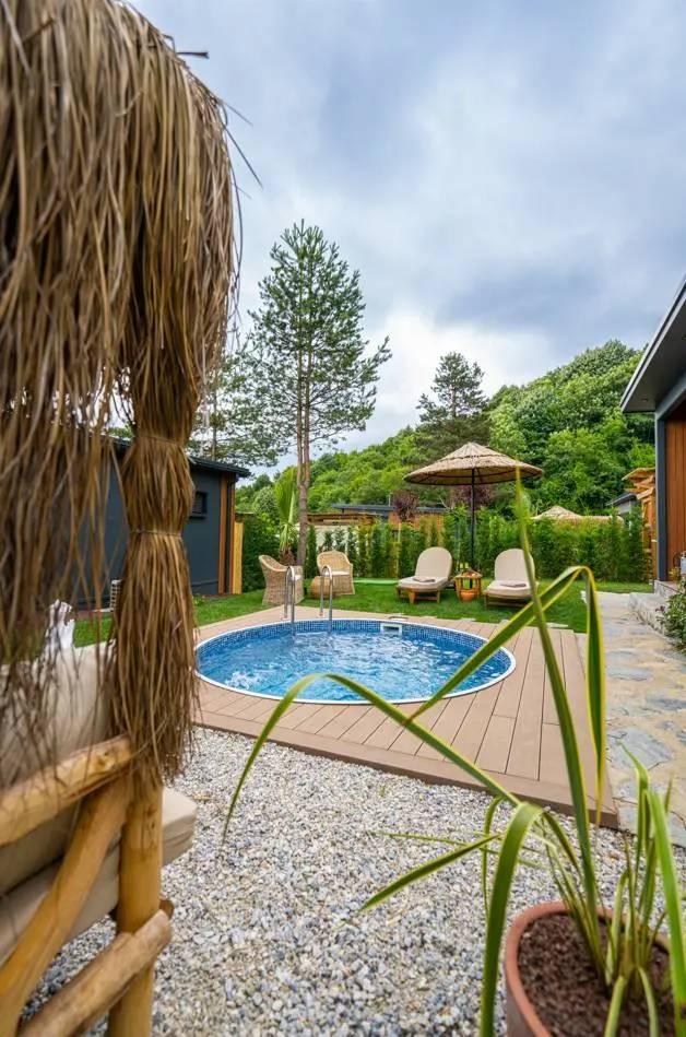 Sapanca Nailiye'de Tesis İçerisinde, Özel Havuzlu, Şık Villa-43728