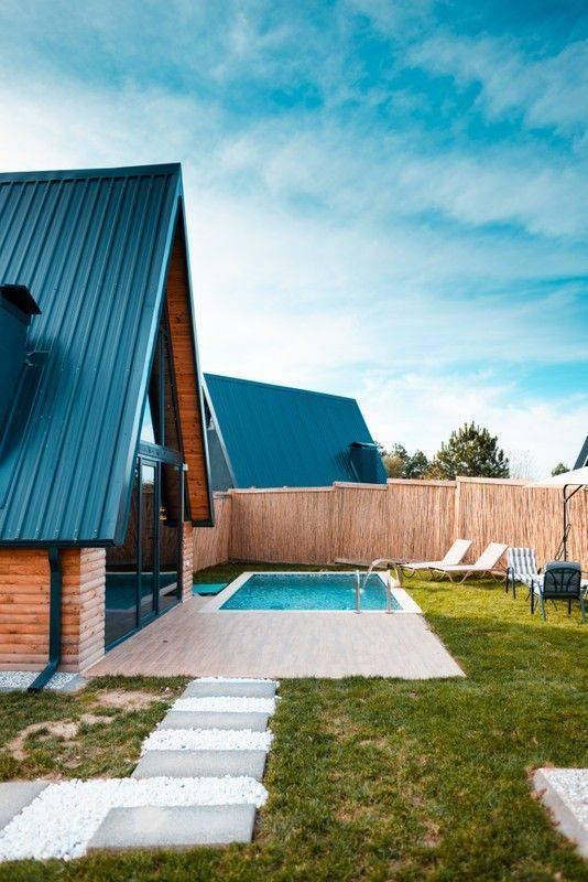 Sapanca Uzunkum'da Doğa İçerisinde, Isıtmalı Havuzlu, Şık Bungalov-43872