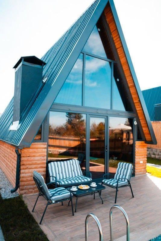 Sapanca Uzunkum'da Doğa İçerisinde, Isıtmalı Havuzlu, Şık Bungalov-43872