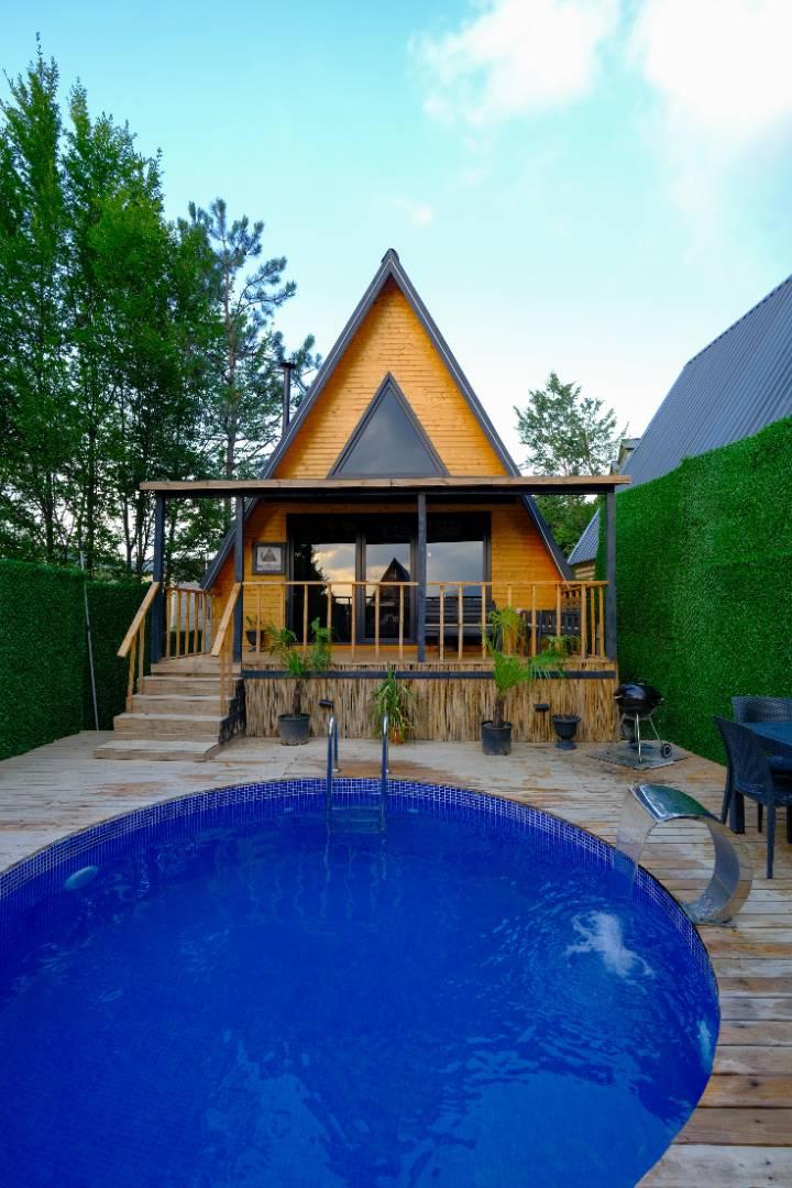 Sapanca Ünlüce'de Huzurlu Doğada, Isıtmalı Havuzlu, Şık Bungalov-39288